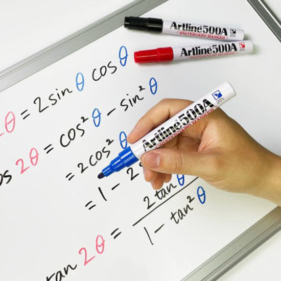 ปากกาไวท์บอร์ด ARTLINE EK-500A หัวกลม 2.0 มม. สีน้ำเงิน_4